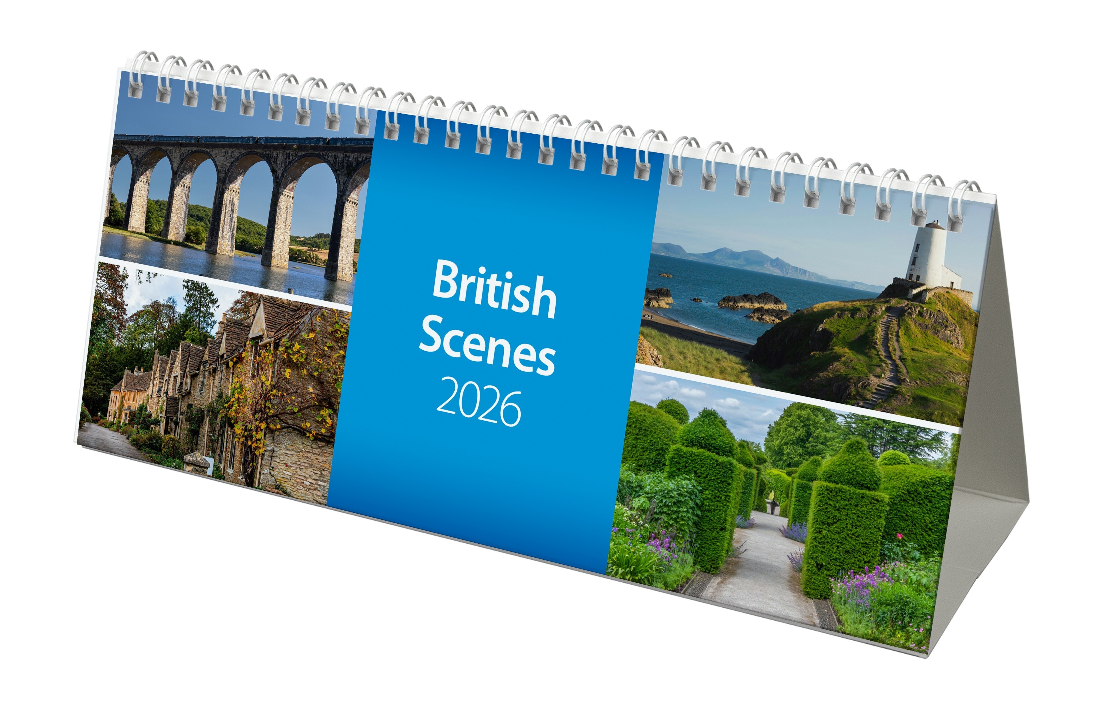 2026 British Scenes Desk Calendar