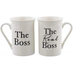The Boss and The Real Boss Mugs 