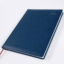 2026 Brandhide Desk Diary - Bookbound - Ambassador - Quarto - Week to View 