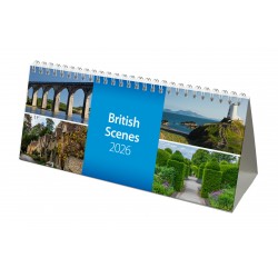 2026 British Scenes Desk Calendar
