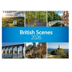 2026 British Scenes Wall Calendar