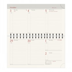 Congressman 13 Month 2026 Pocket Diary Refill / Insert & Planorama