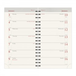 Counsellor 13 Month 2026 Pocket Diary Refill / Insert & Planorama 