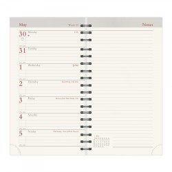 Diplomat 13 Month 2024 Pocket Diary Refill / Insert & Planorama 