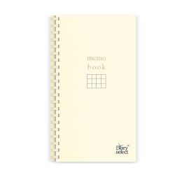 Diary Select Memo Book Spiral Notebook - Gridded Paper