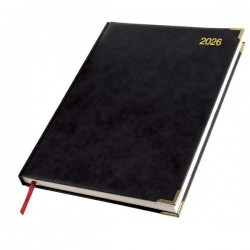 2026 Leathertex A4 Diary - Bookbound - President - Page a Day