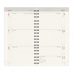 Senator 13 Month 2024 Pocket Diary Refill / Insert & Planorama 